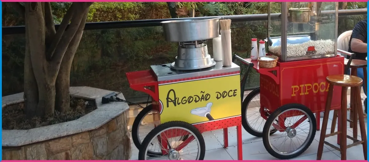 Aluguel de Máquina de Algodão Doce