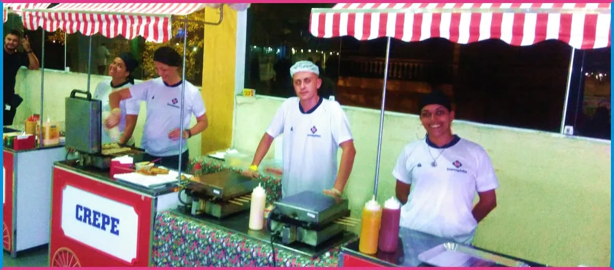 Barraquinha de Crepe para Festa