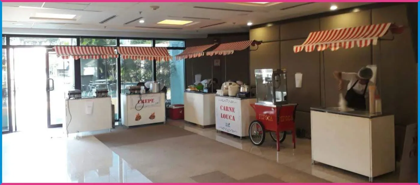 Barraquinhas para Festa